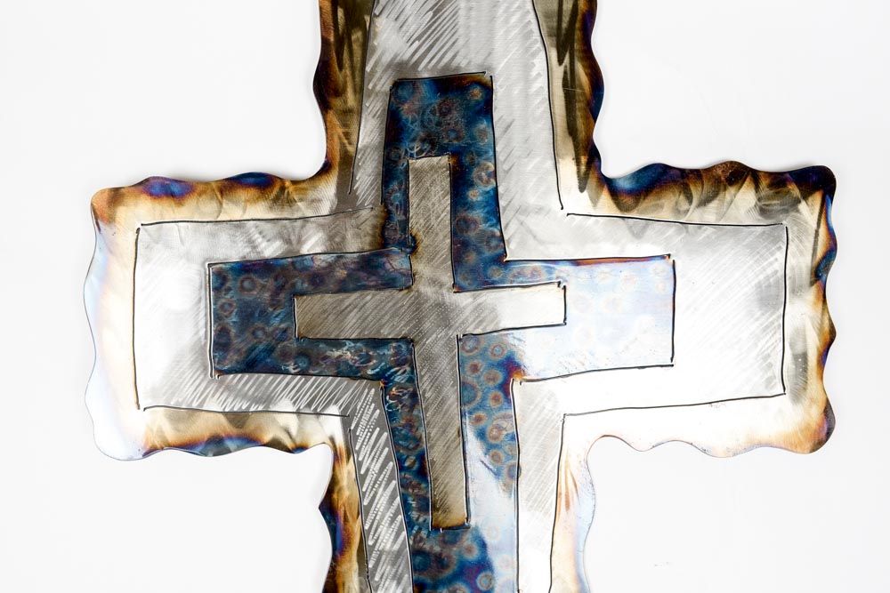 Decorative Patina Wall Cross
