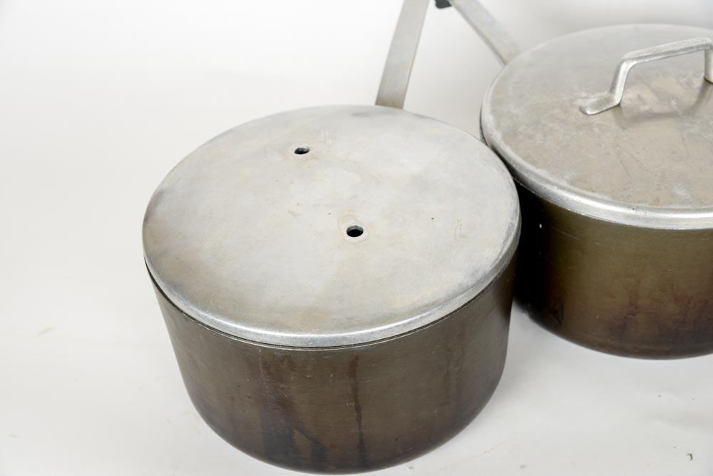 Set of Three Magnalite Pots