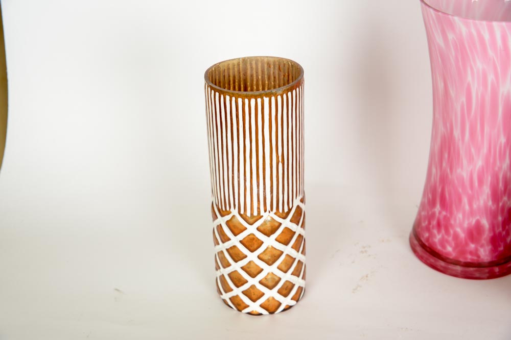 Assortment of Ceramic and Glass Vases