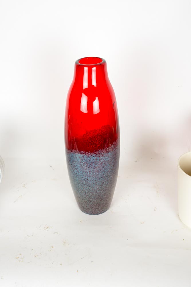 Assortment of Ceramic and Glass Vases