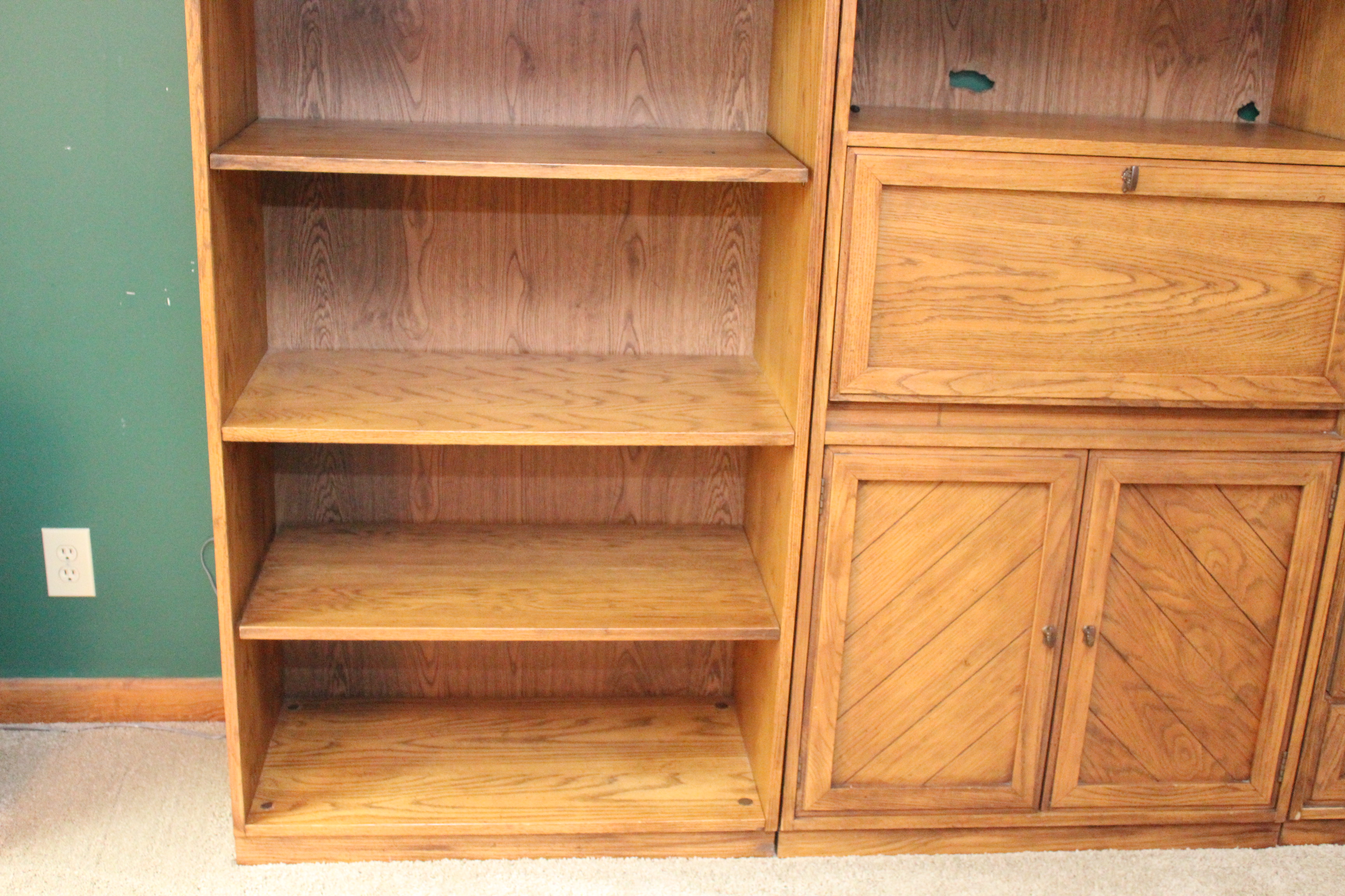 Collection of Three Wooden Bookshelves