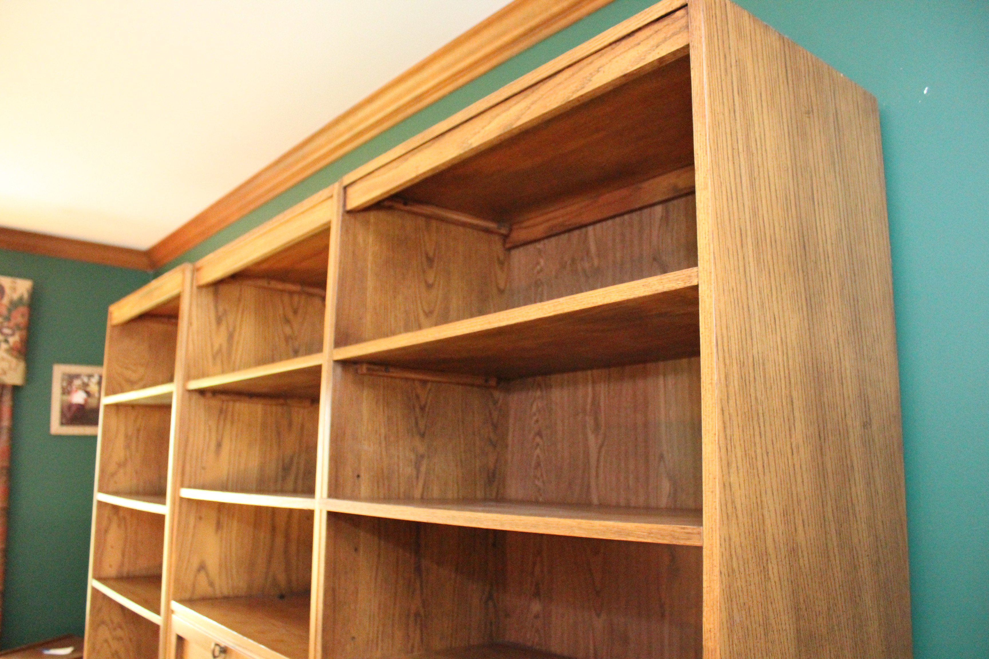 Collection of Three Wooden Bookshelves