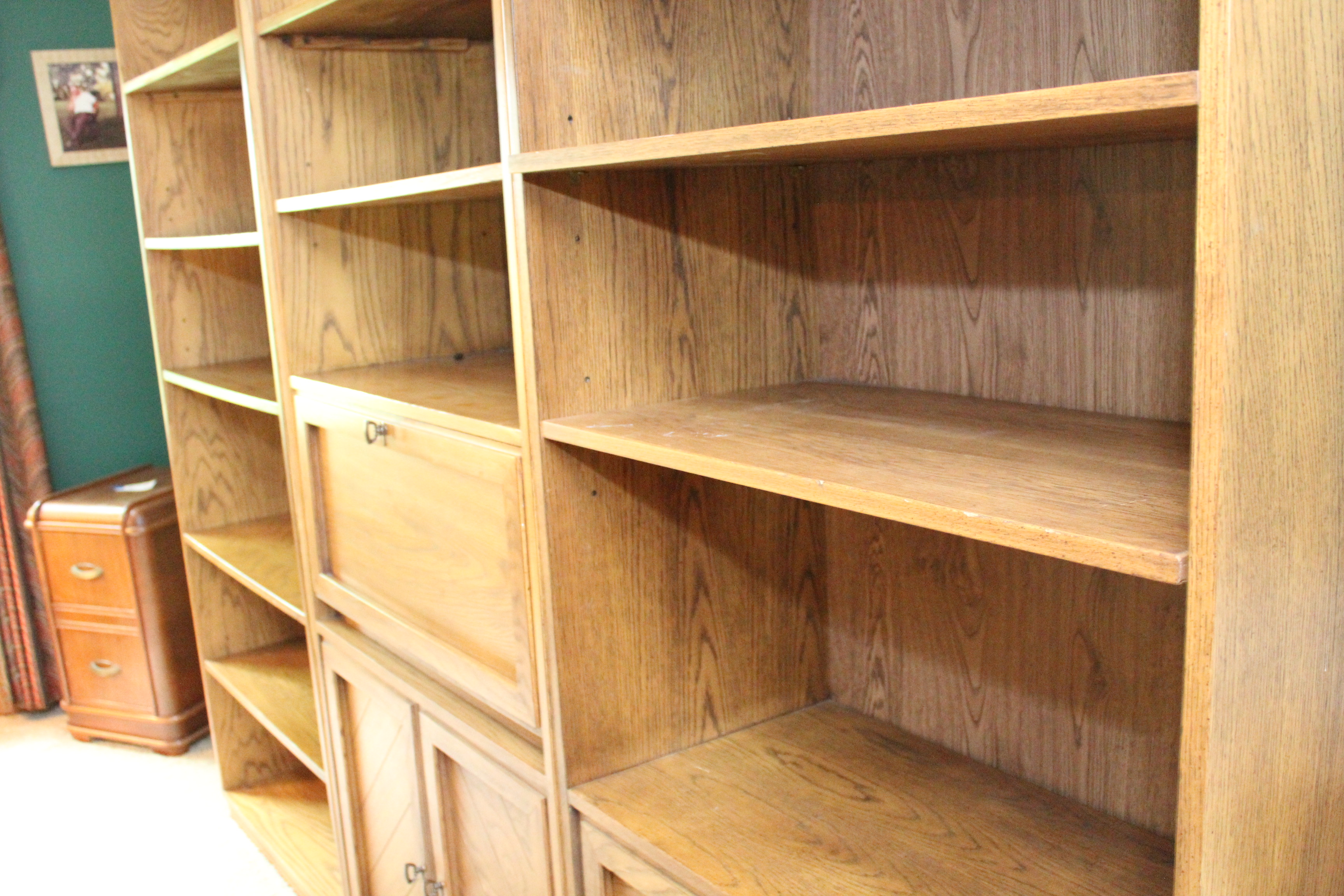 Collection of Three Wooden Bookshelves