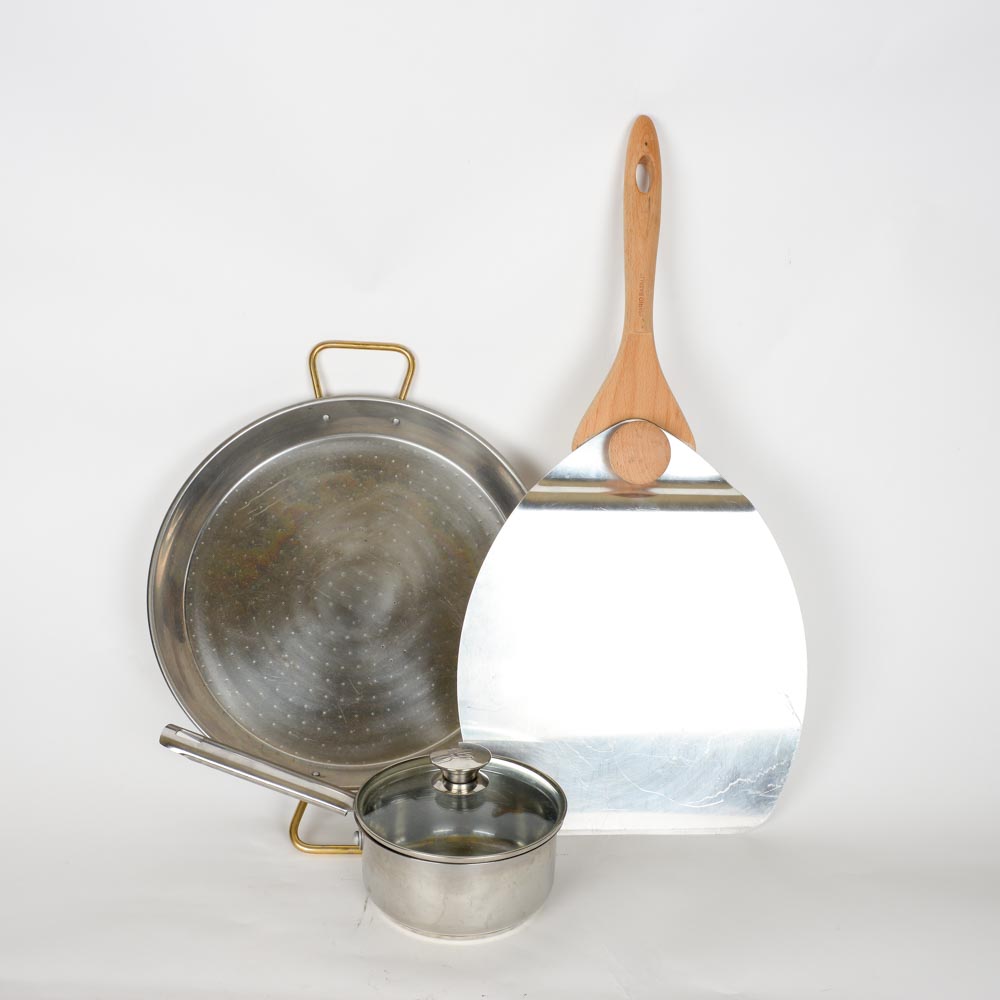 Mario Batali and Wolfgang Puck Cookware