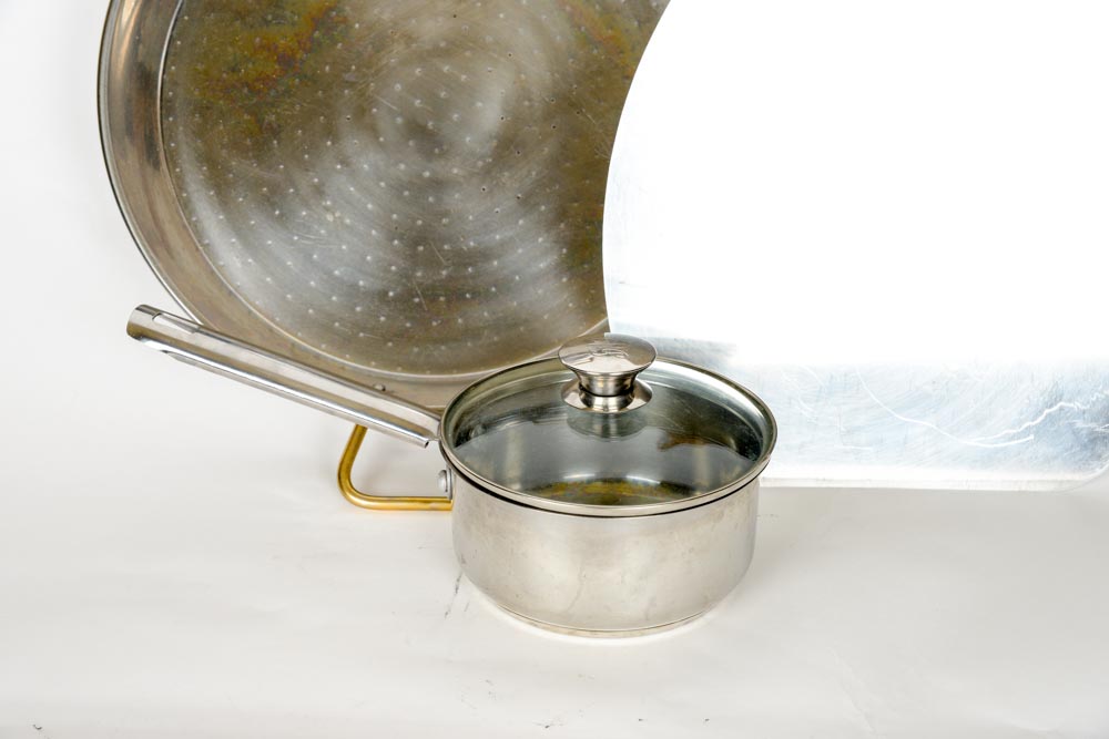 Mario Batali and Wolfgang Puck Cookware