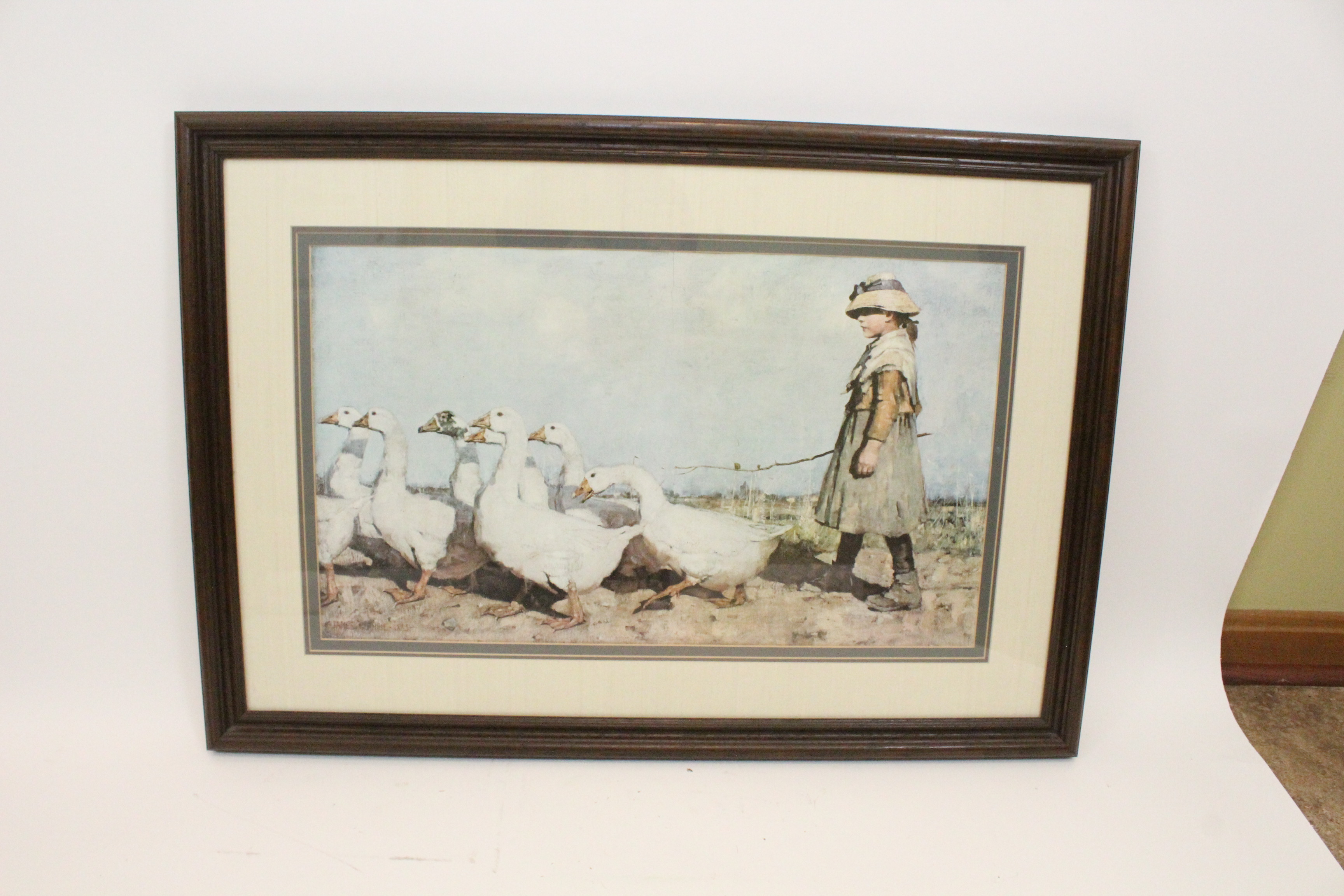 After James Guthrie Offset Lithograph "To Pastures New"