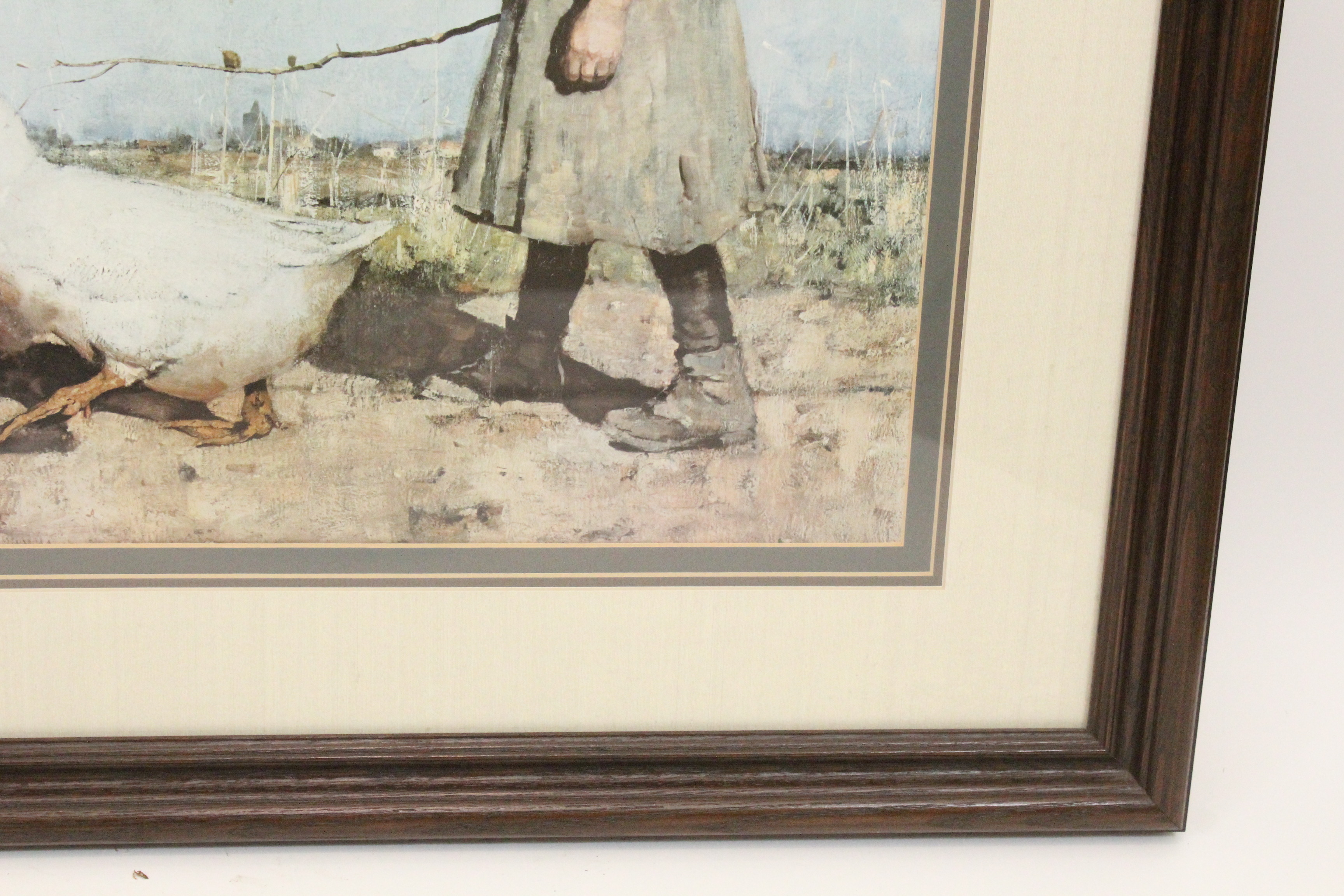 After James Guthrie Offset Lithograph "To Pastures New"