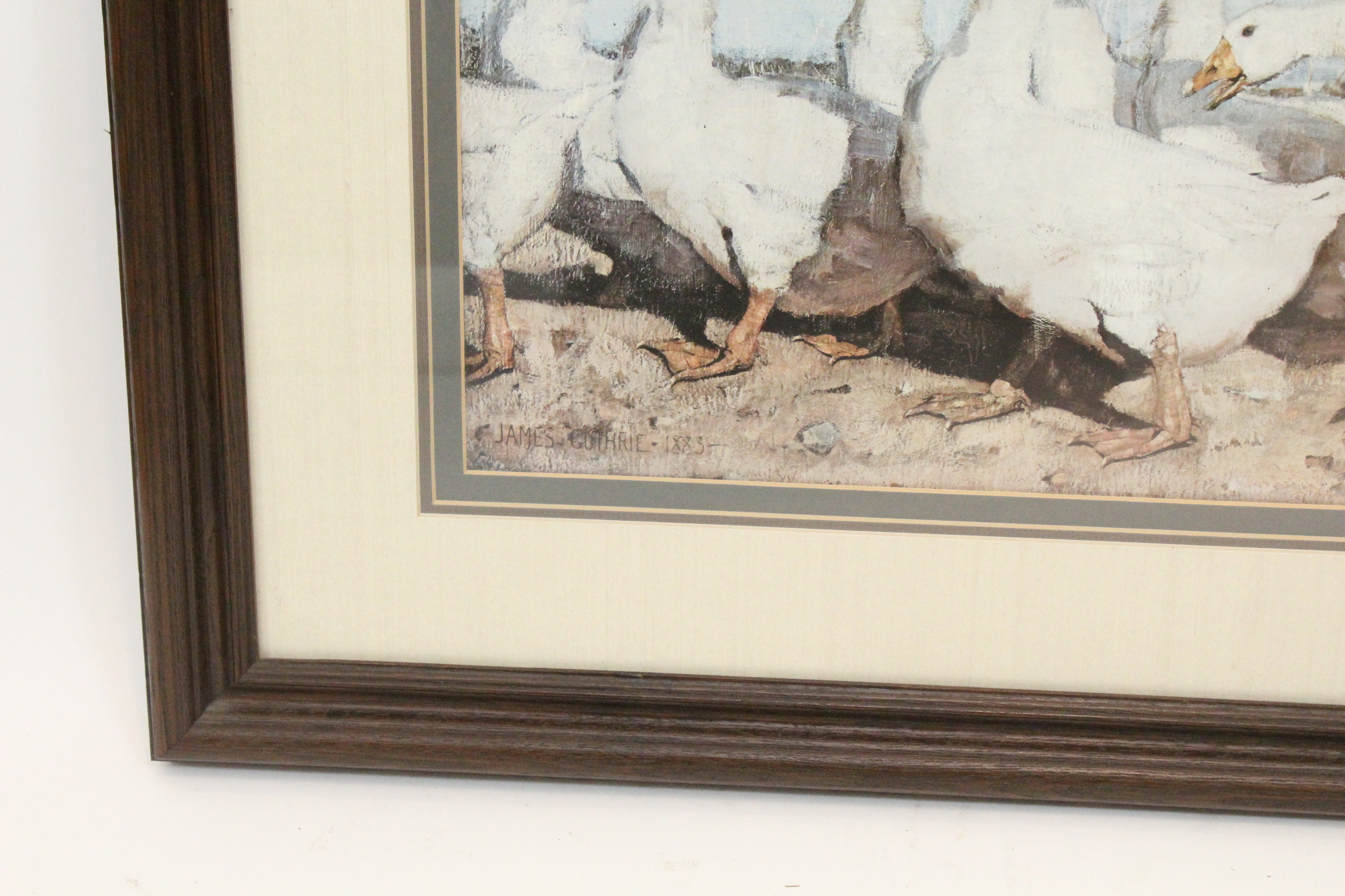 After James Guthrie Offset Lithograph "To Pastures New"