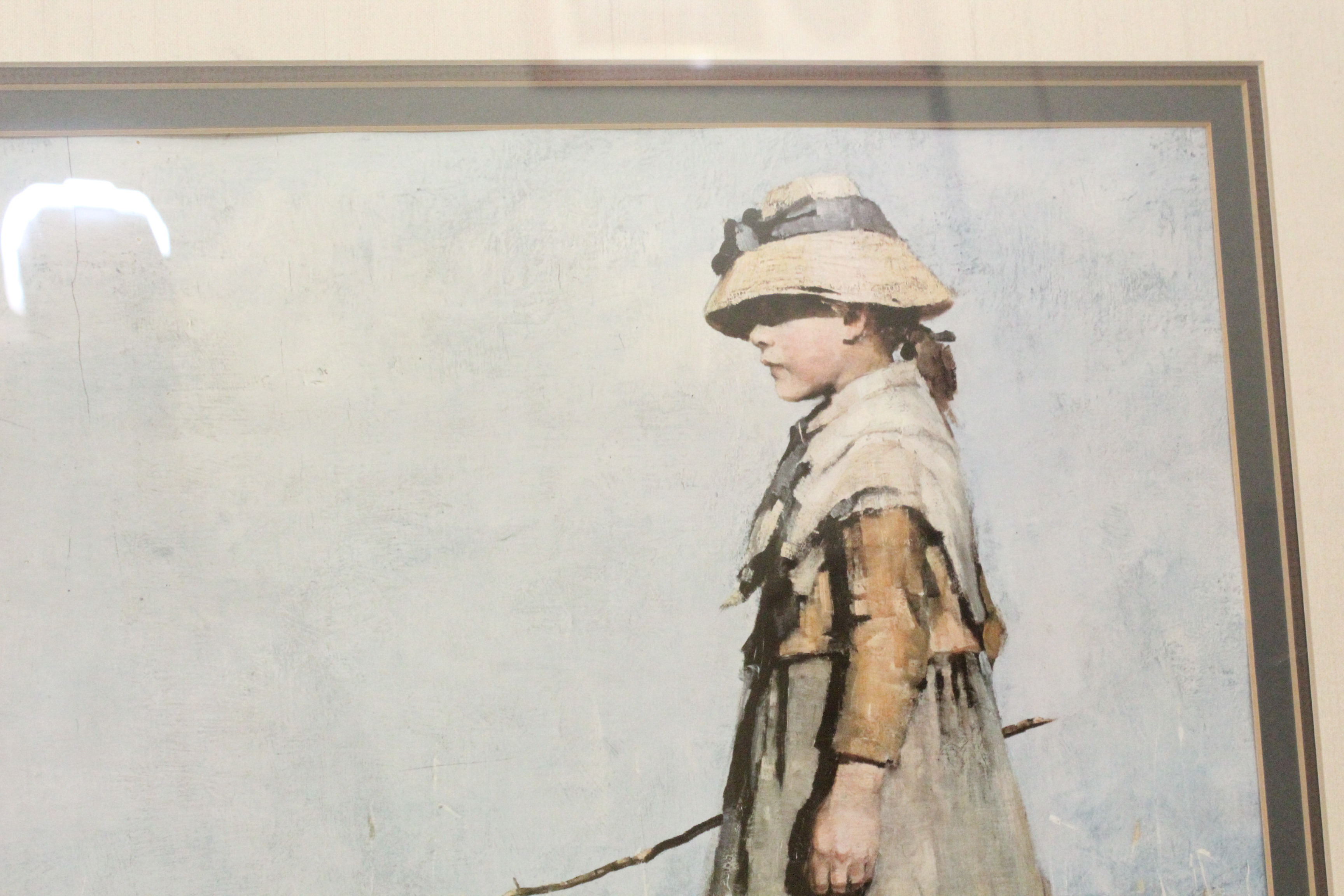 After James Guthrie Offset Lithograph "To Pastures New"