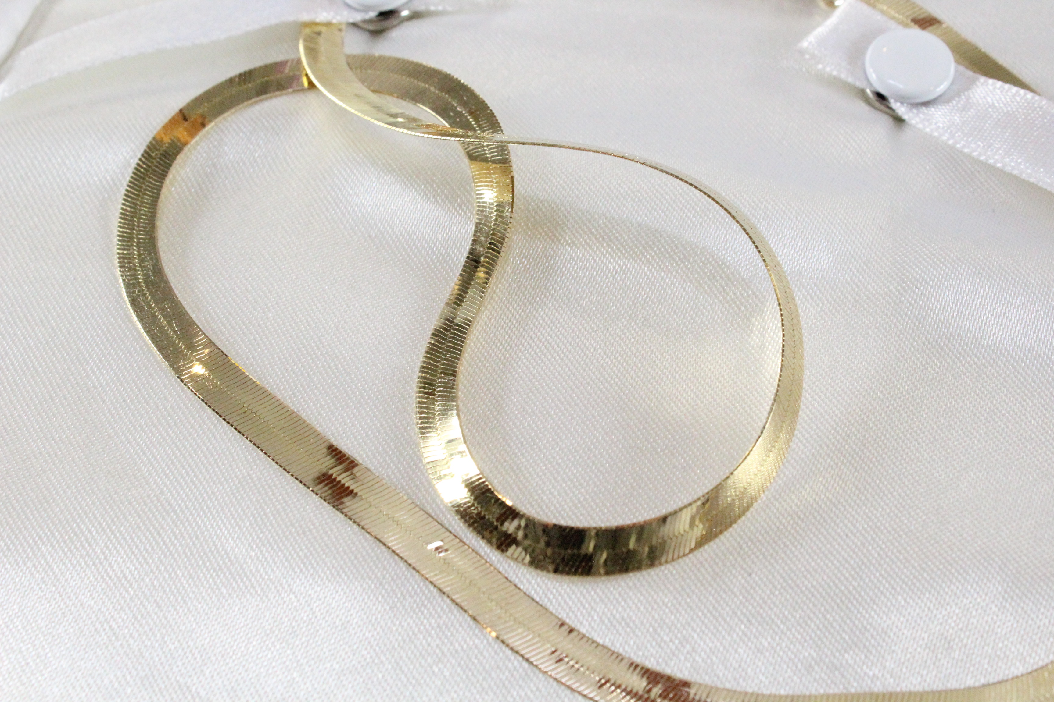 14K Yellow Gold Snake Chain Necklace