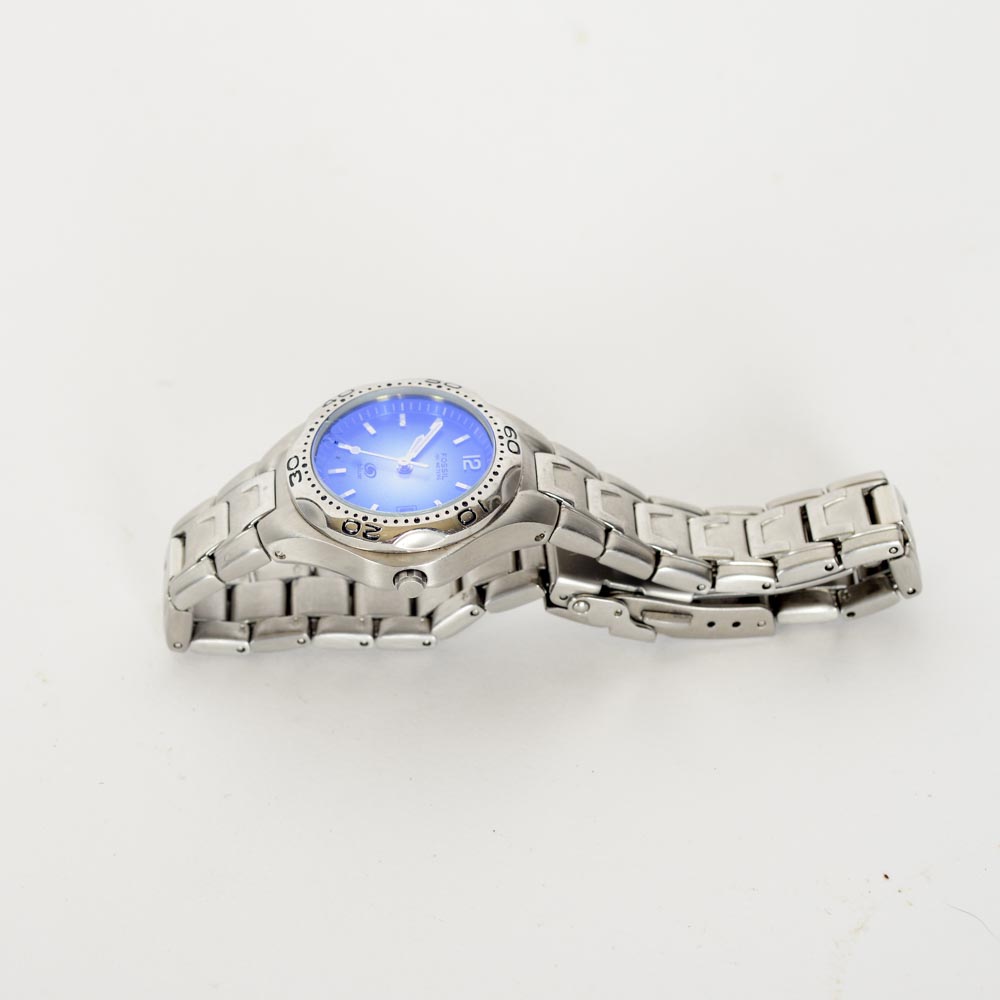 Fossil Blue Stainless Steel Watch