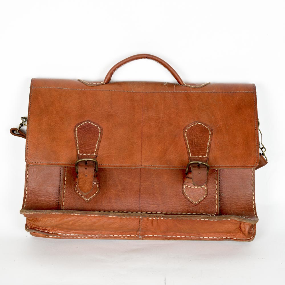 Vintage Leather Briefcase