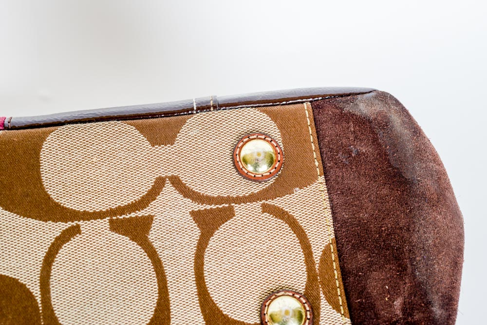 Coach Holiday Patchwork Tote