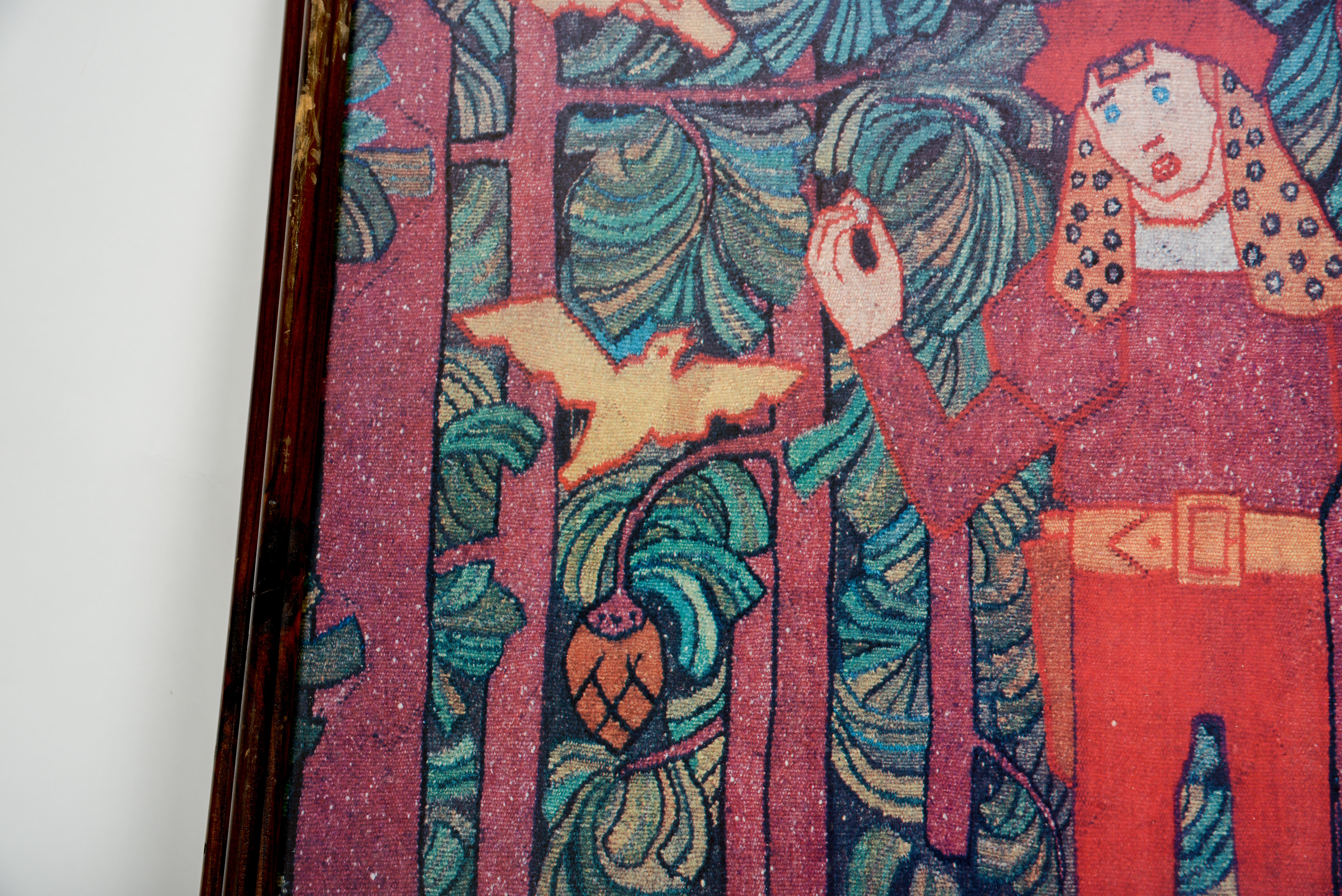 Framed "The Art of Norway" Exhibit Poster