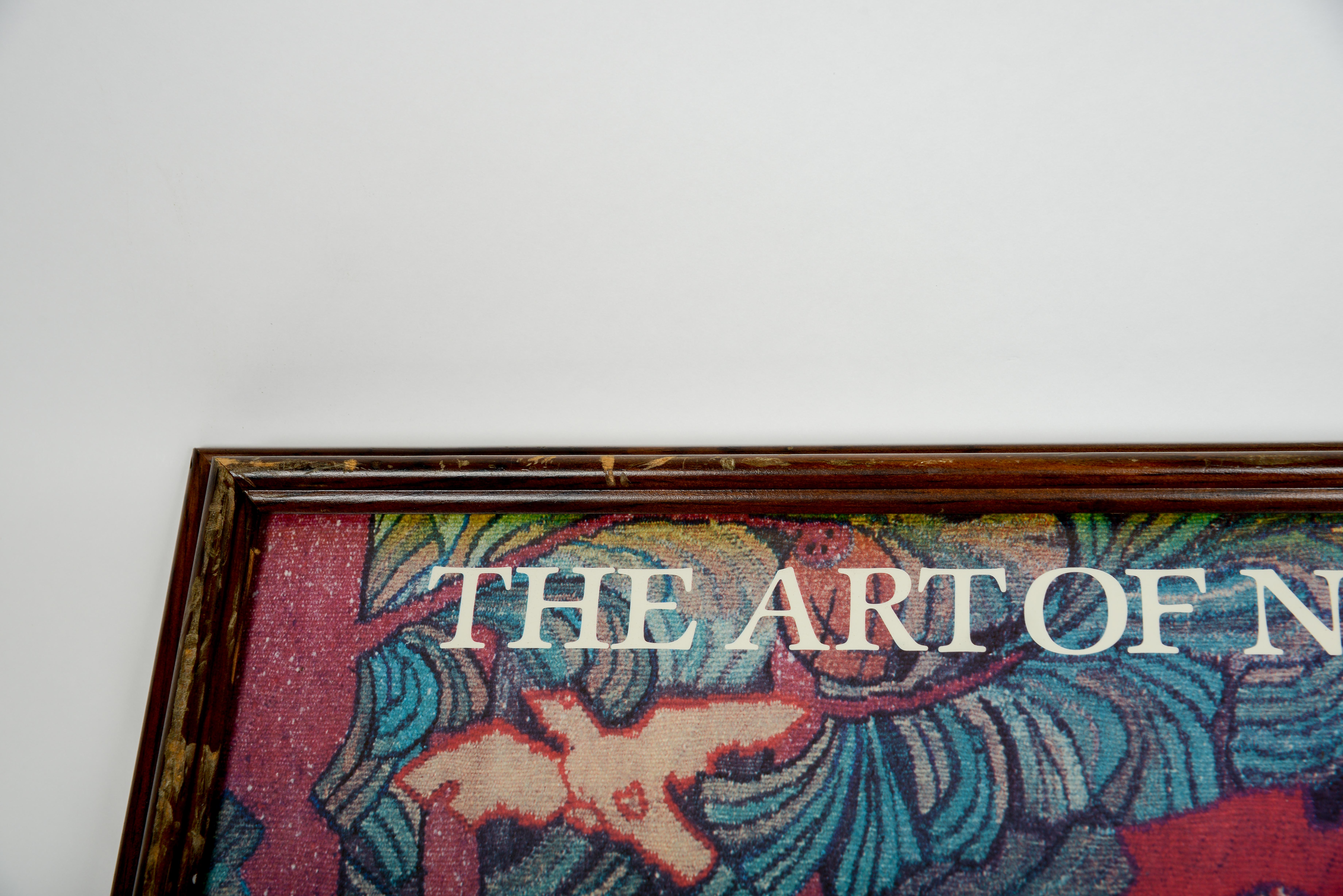 Framed "The Art of Norway" Exhibit Poster