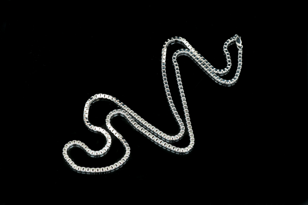 Sterling Silver Box Chain Necklace