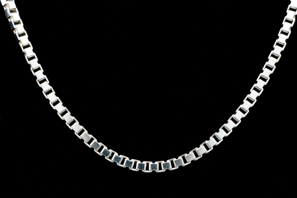 Sterling Silver Box Chain Necklace
