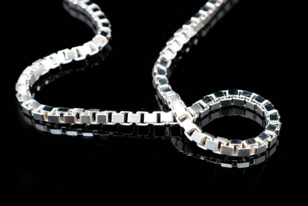 Sterling Silver Box Chain Necklace