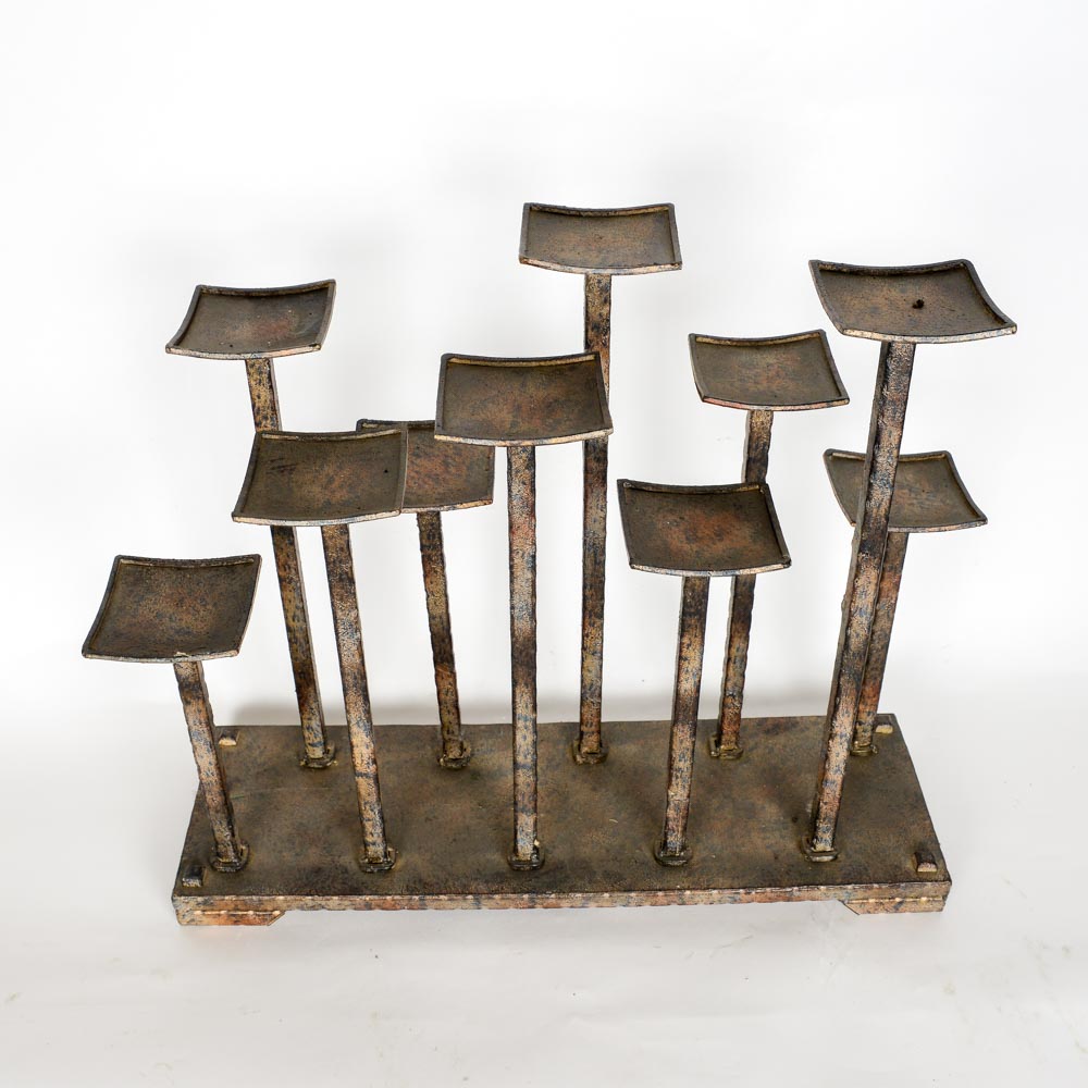 Cast Metal Candelabra