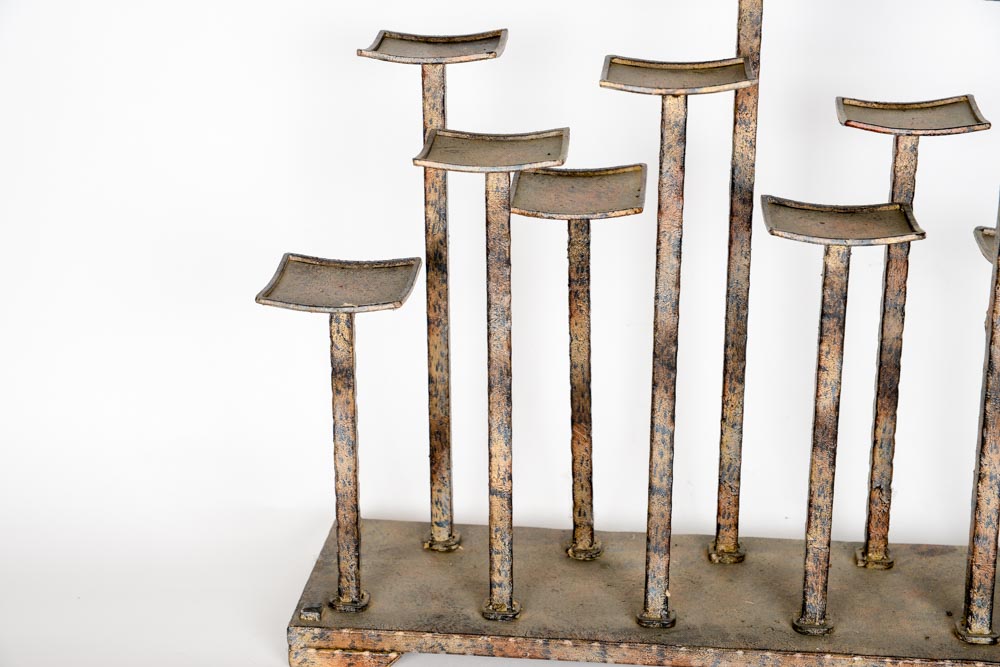 Cast Metal Candelabra