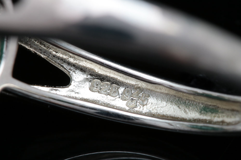 Sterling Silver Turquoise and Chrome Diopside Ring