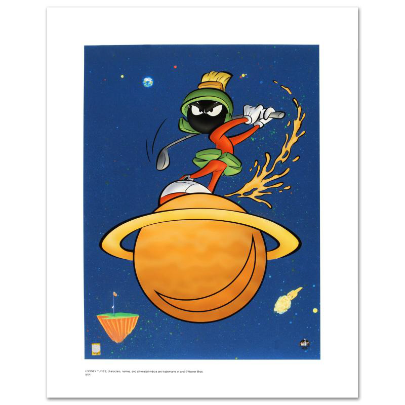 "Marvin Martian Golf" Warner Bros. Limited Edition Giclee on Paper