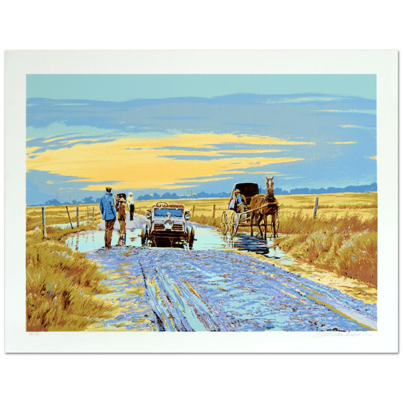 William Nelson Limited Edition Serigraph "The Mill"