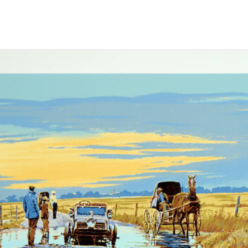 William Nelson Limited Edition Serigraph "The Mill"