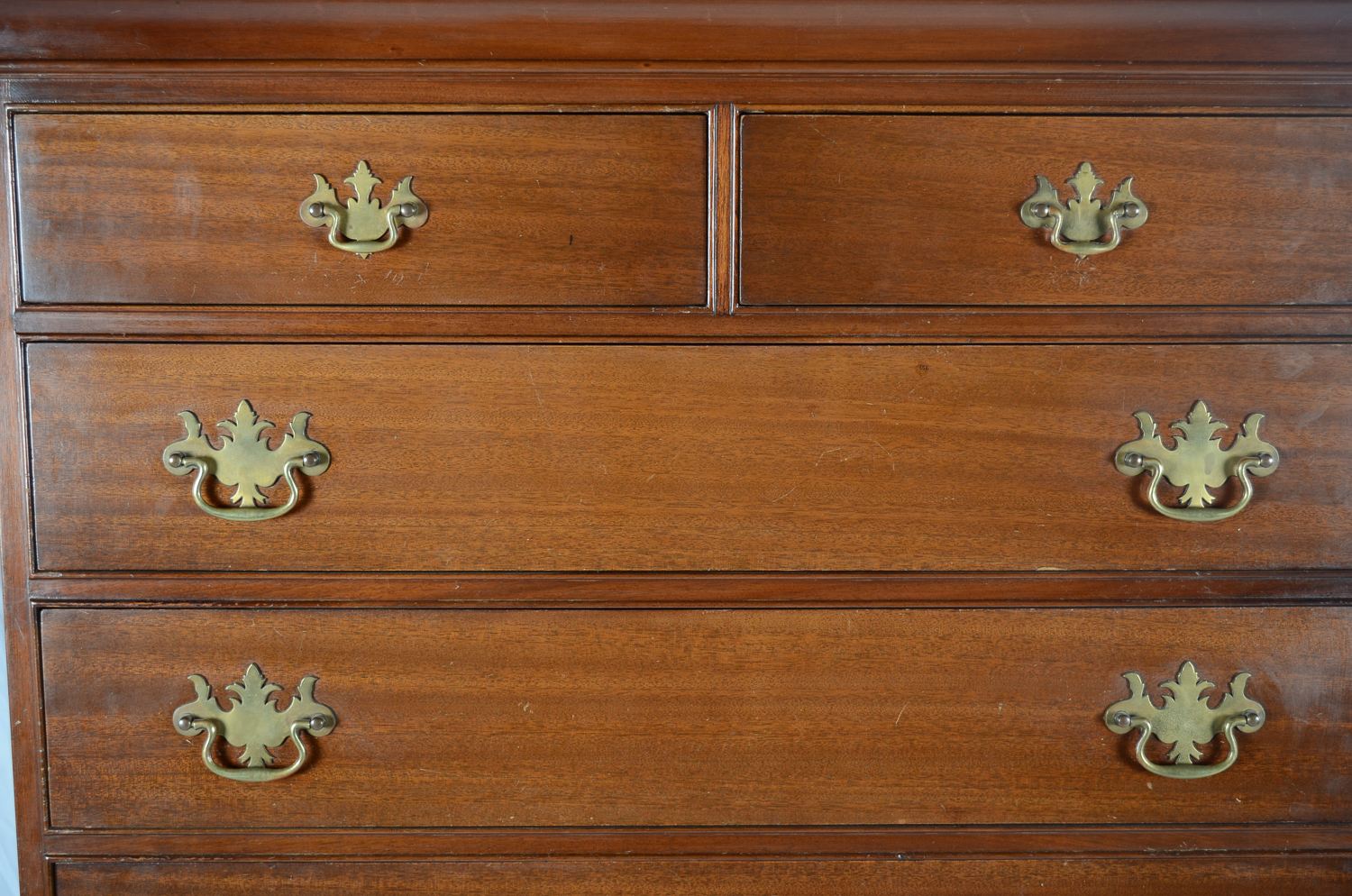 Federal Style Highboy With Butlers Secretary by Henkel Harris