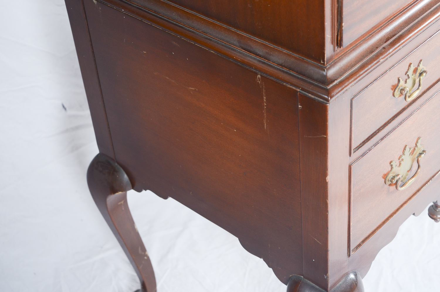 Federal Style Highboy With Butlers Secretary by Henkel Harris
