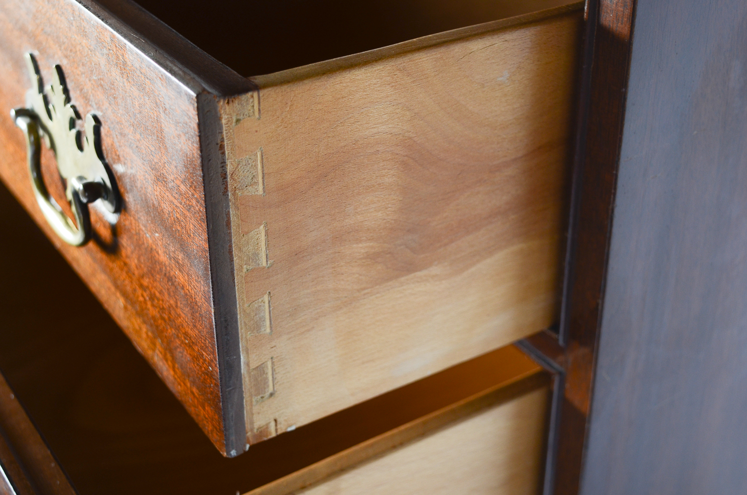 Federal Style Highboy With Butlers Secretary by Henkel Harris