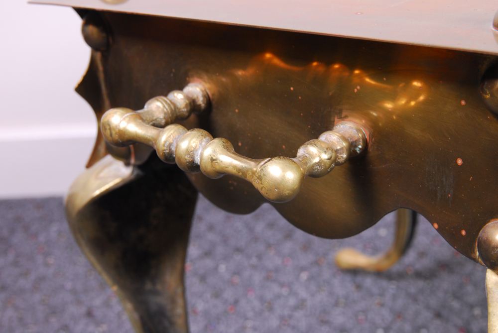 Vintage Queen Anne Style Brass Trivet