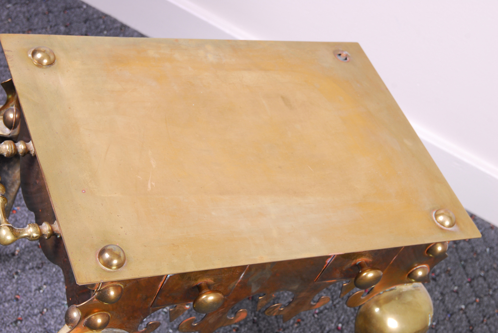 Vintage Queen Anne Style Brass Trivet