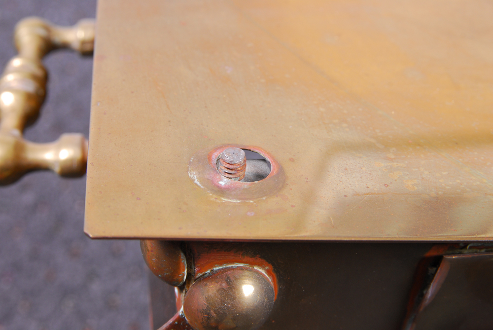 Vintage Queen Anne Style Brass Trivet