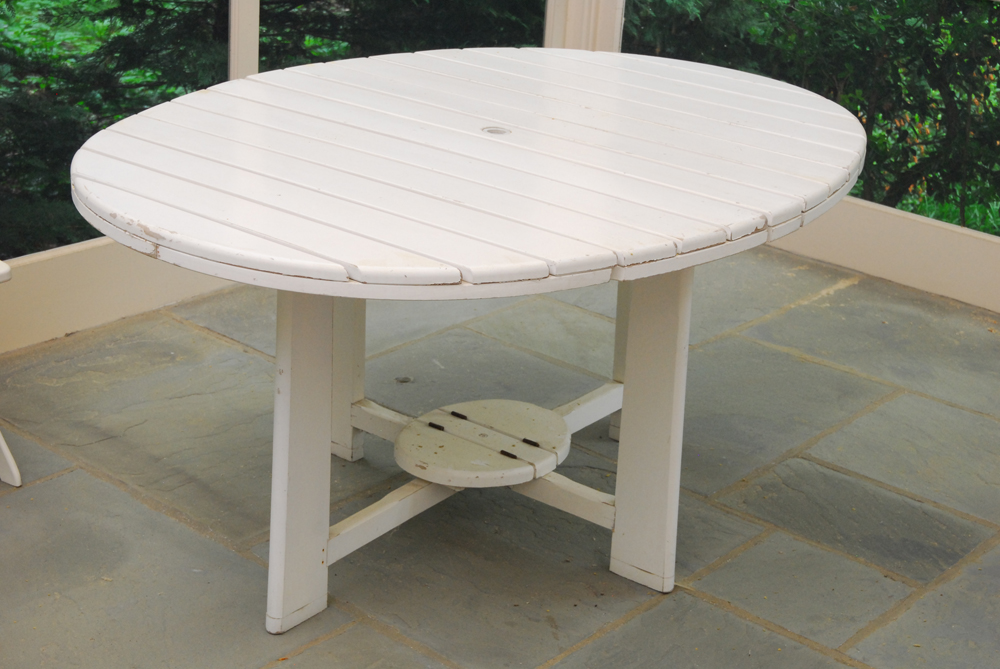 Triconfort Patio Table and IKEA Chairs