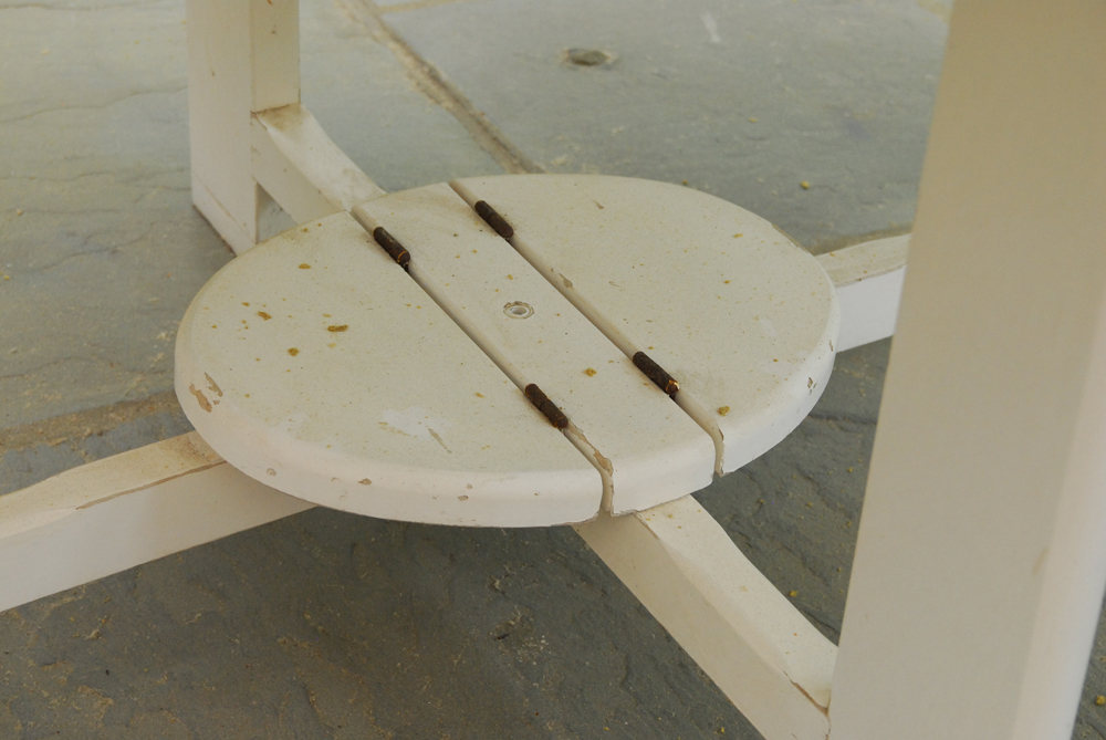 Triconfort Patio Table and IKEA Chairs