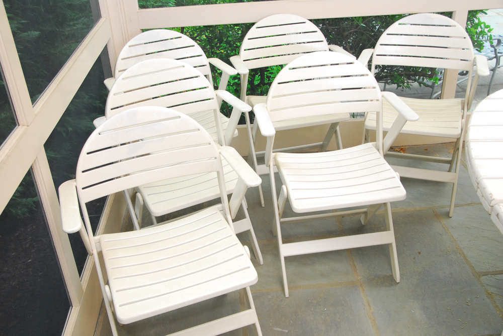 Triconfort Patio Table and IKEA Chairs