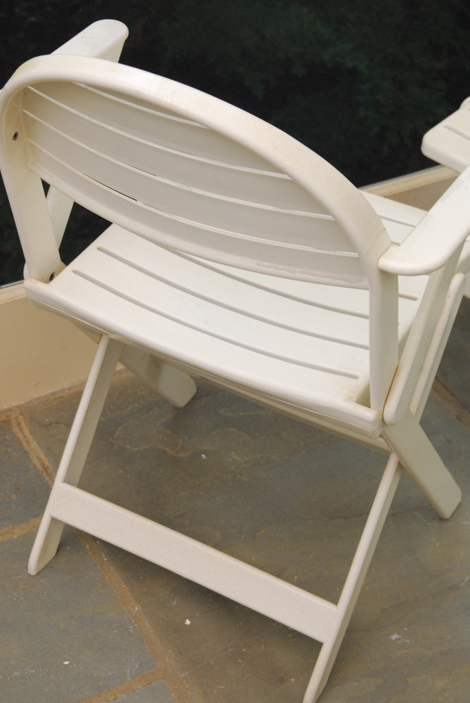 Triconfort Patio Table and IKEA Chairs