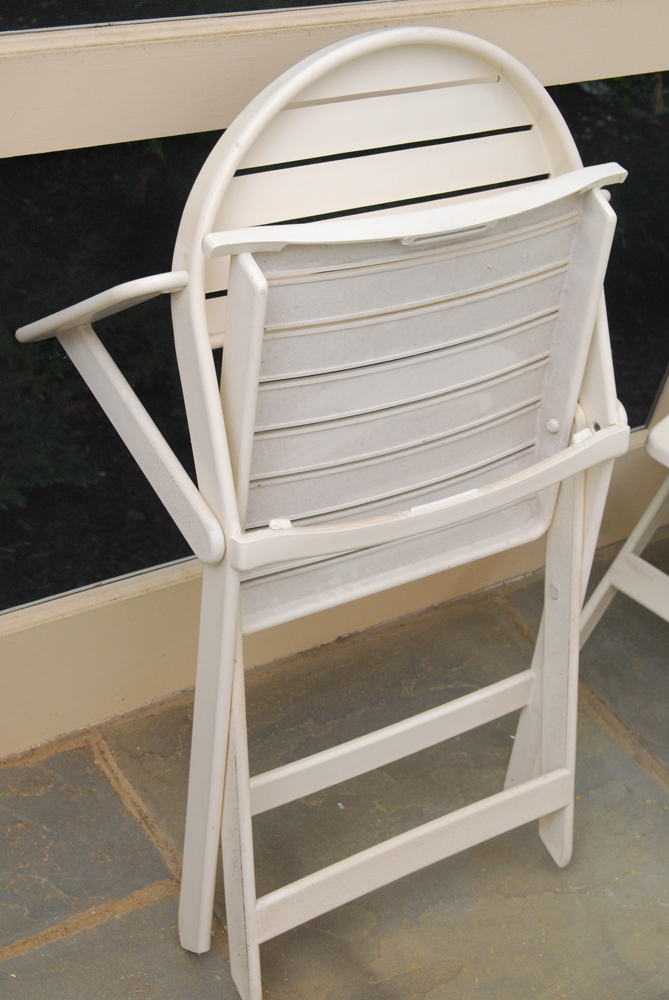 Triconfort Patio Table and IKEA Chairs