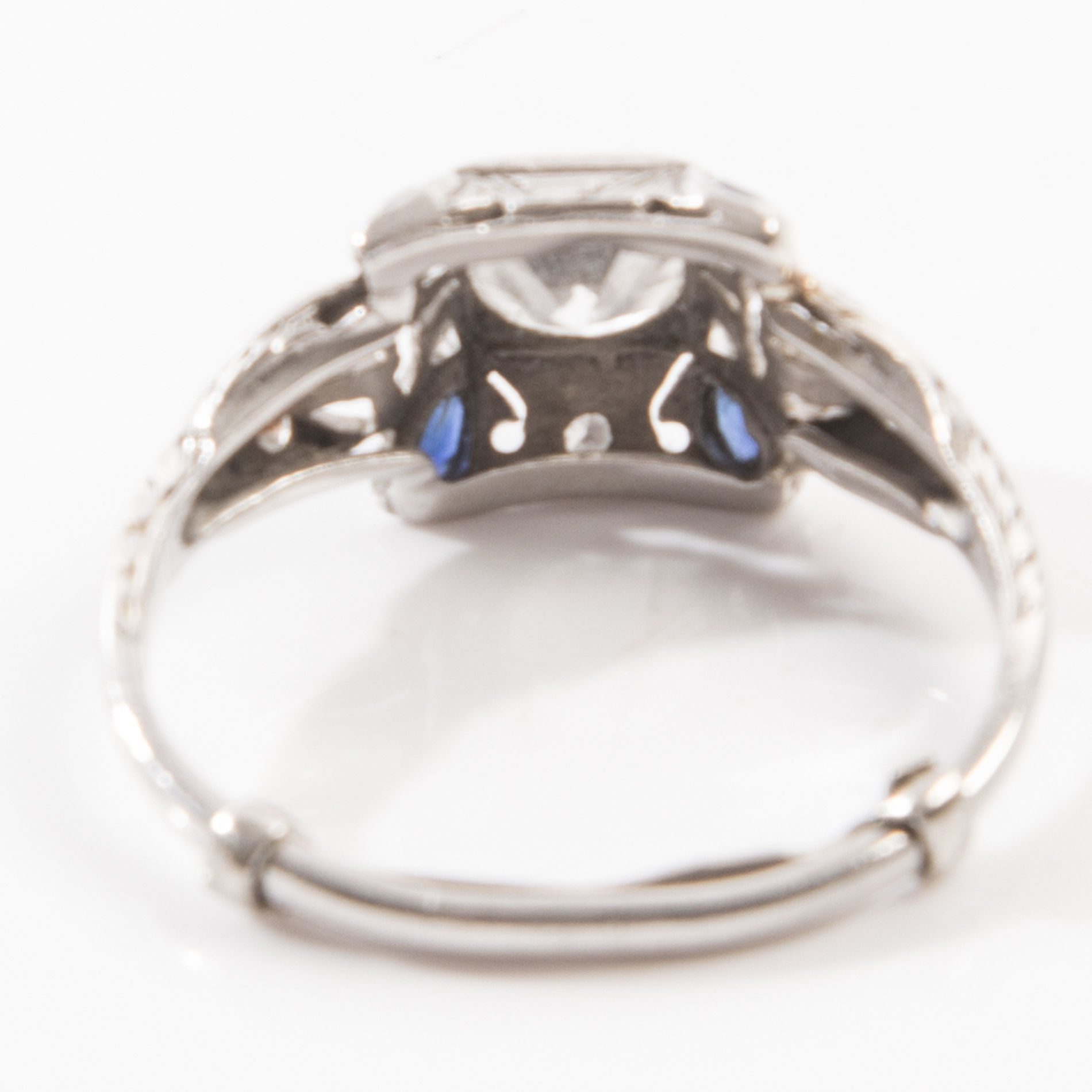 Vintage Art Deco Style Platinum and 0.94 CTW Diamond Ring