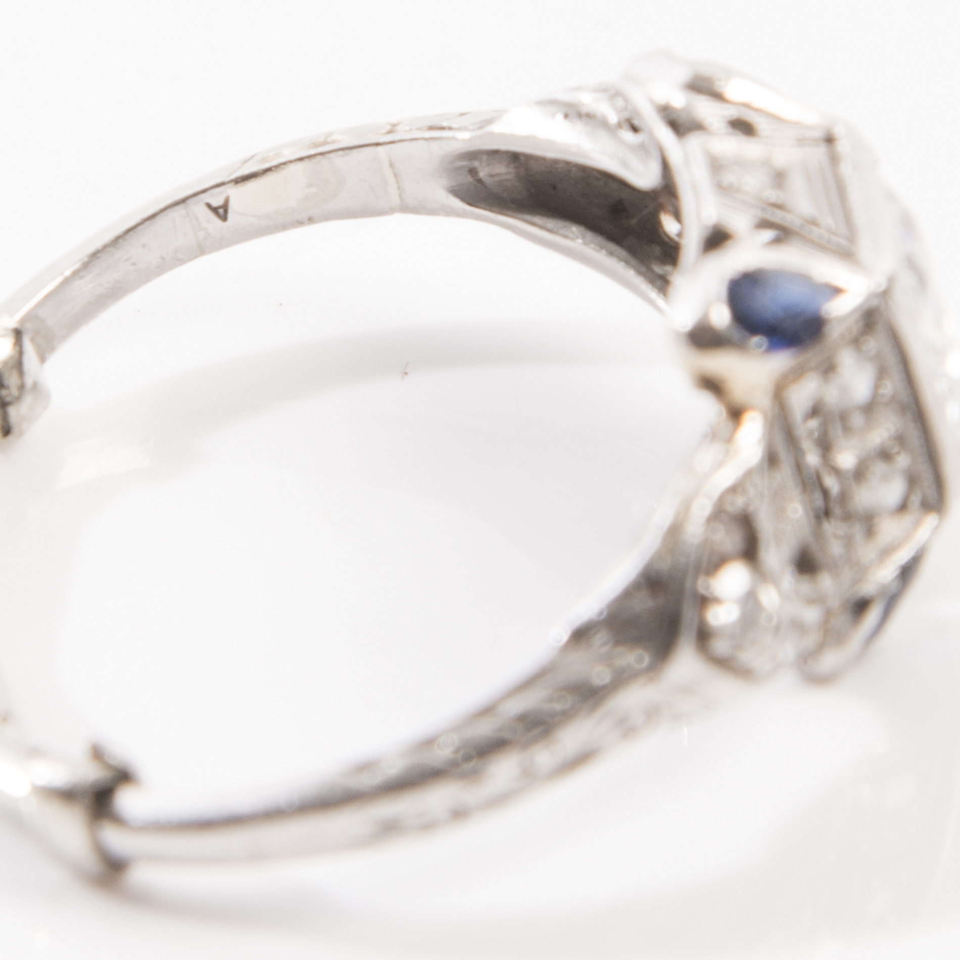 Vintage Art Deco Style Platinum and 0.94 CTW Diamond Ring