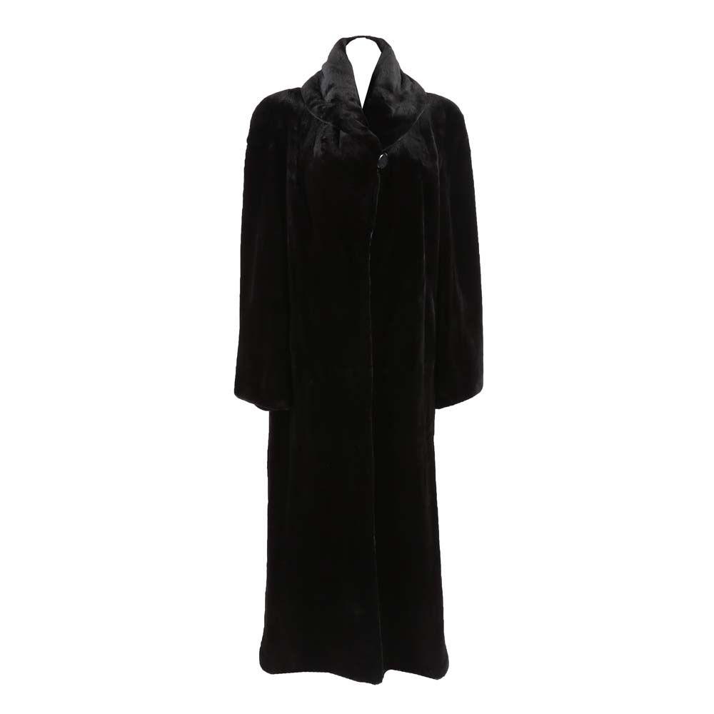 Louis Féraud Sheared Mink Coat