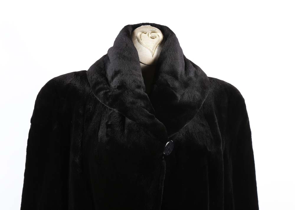 Louis Féraud Sheared Mink Coat