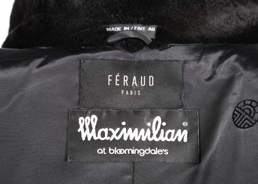 Louis Féraud Sheared Mink Coat