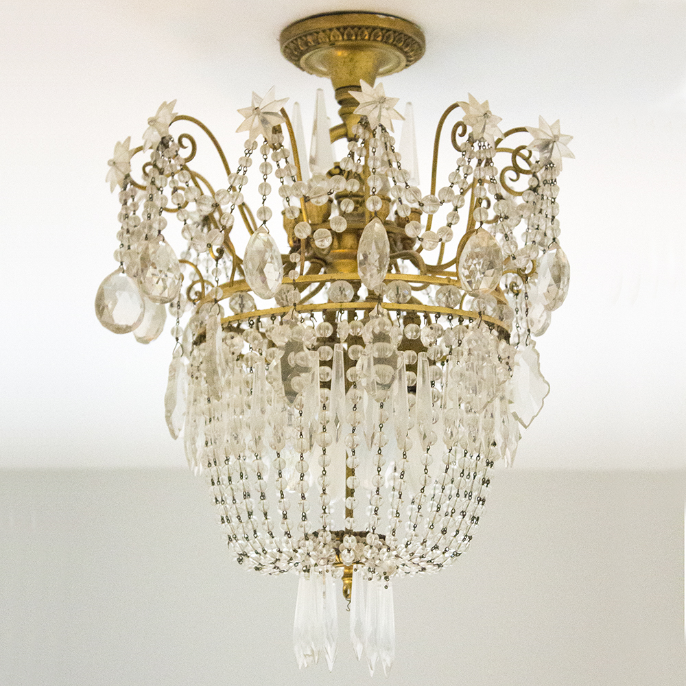 Empire Style Crystal Chandelier