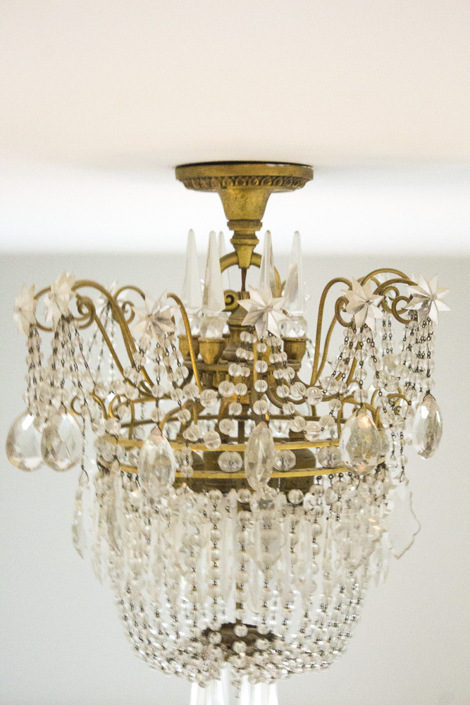 Empire Style Crystal Chandelier