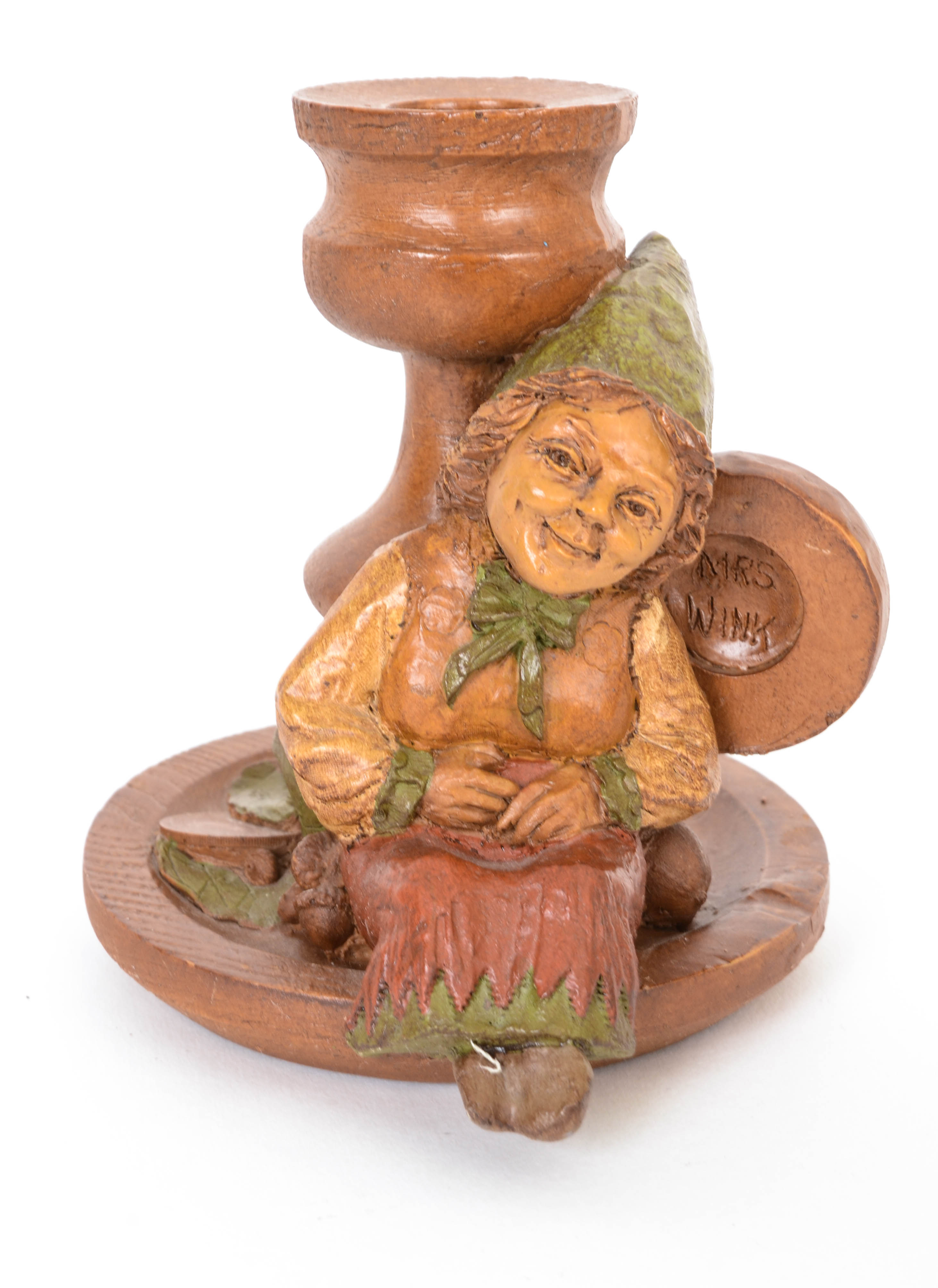 Collection of Seven 1980s Clark Gnome Figurines