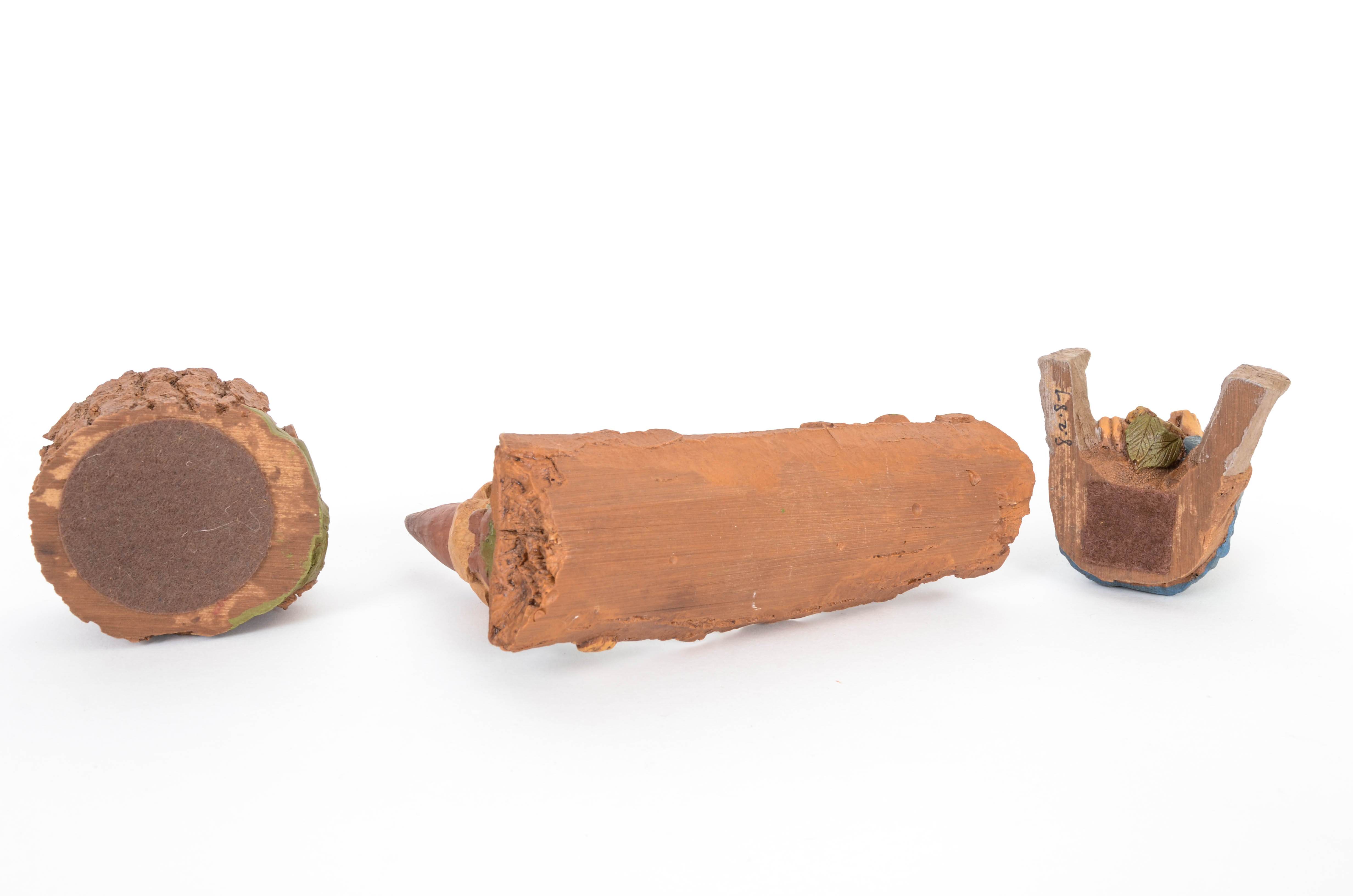 Collection of Seven 1980s Clark Gnome Figurines