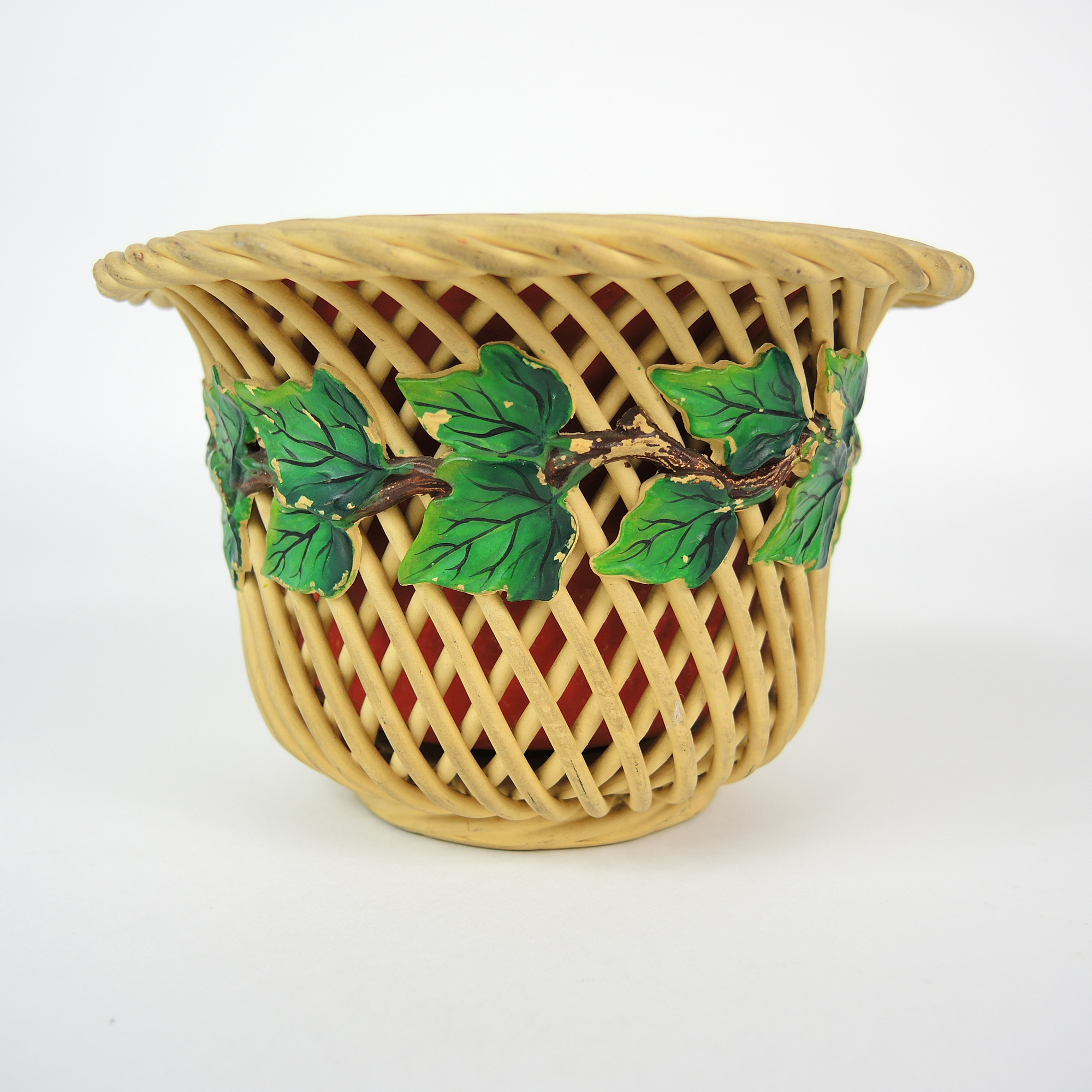 Wilhelm Schiller & Son Clay Wicker Pot