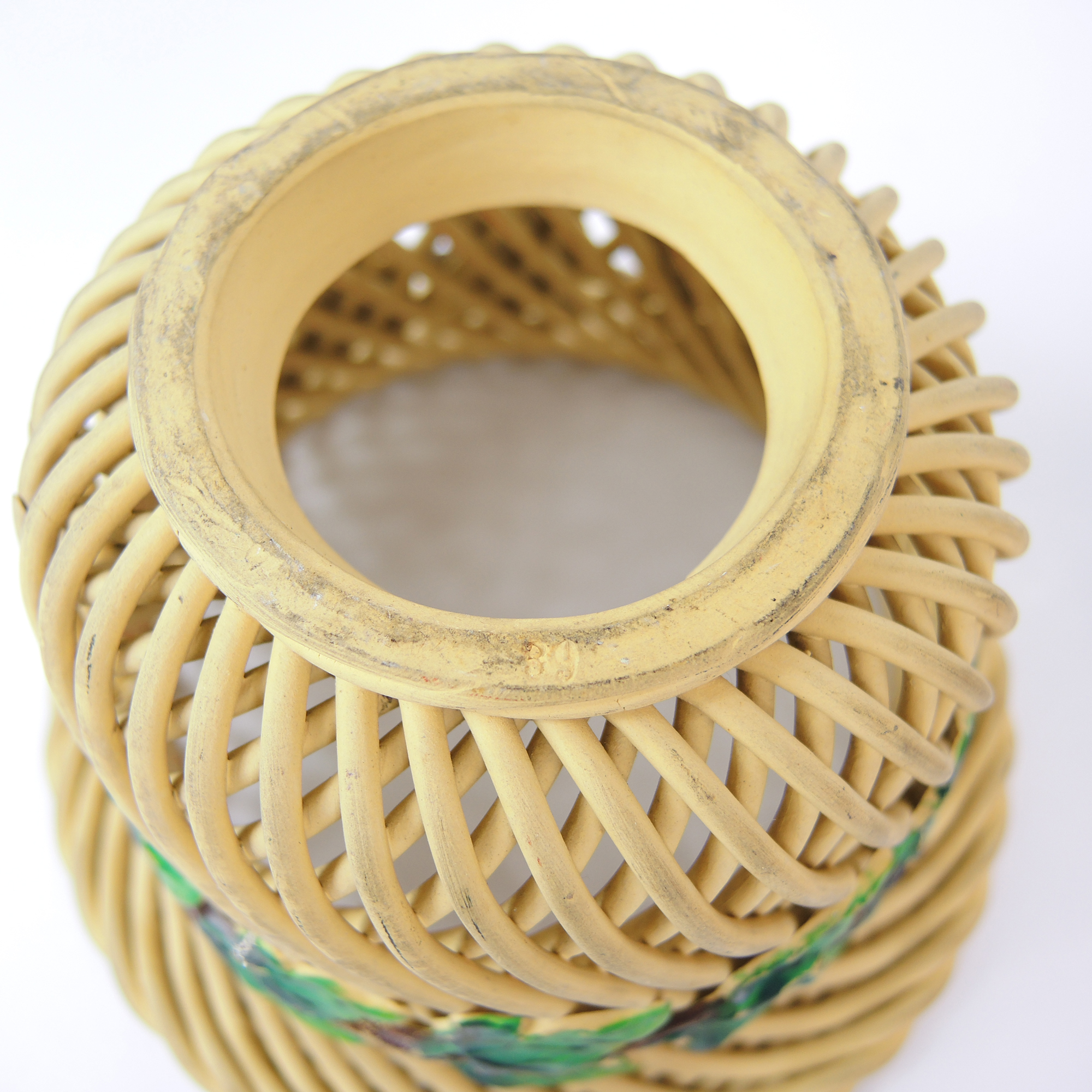 Wilhelm Schiller & Son Clay Wicker Pot